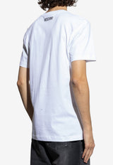Moschino Graphic Print T-shirt White 252ZZ A0707 5241-1001