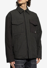 Moschino Utility Checked Jacket Black 252ZZ A0513 5248-3513
