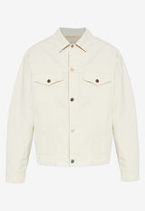 Moschino Classic Trucker Jacket Cream 252ZZ A0617 5220-0005