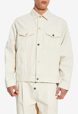Moschino Classic Trucker Jacket Cream 252ZZ A0617 5220-0005