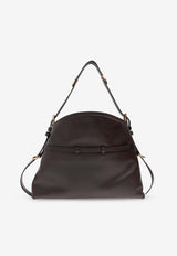Givenchy Medium Voyou Leather Shoulder Bag Brown BB513 1B2AE-206