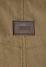 Moschino Logo Patch Chino Pants Green 252E A0303 5518-0426