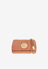 Chloé Small Heritage Leather Shoulder Bag Pink CH25AS585 P75-847