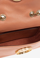 Chloé Small Heritage Leather Shoulder Bag Pink CH25AS585 P75-847