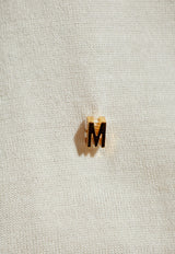 Moschino Embellished M Knit Sweater Cream 252E A0909 5501-0002