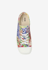 Moschino Floral Print Low-Top Sneakers Multicolor MA15053G1N MWA-99A