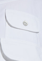 Kenzo Weave Utility Jacket White FF65CH536 9SE-02