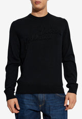 Dolce & Gabbana Embroidered Logo Sweater Black GXX01Z JDVDE-N0000
