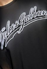 Dolce & Gabbana Signature Logo T-shirt Black G8PN9Z G7PIX-N0000