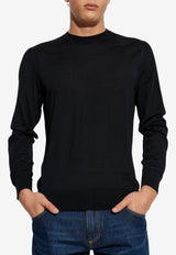 Dolce & Gabbana DG Logo Wool Sweater Black GXX02T JDVBV-N0000