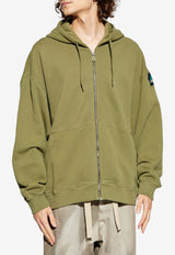 Adidas Originals Equipment Fleece Zip-Up Hoodie Green JX1572 0-FOCOLI