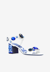 Dolce & Gabbana Keira 60 Embellished Sandals Multicolor CR1733 AT848-HA3OB