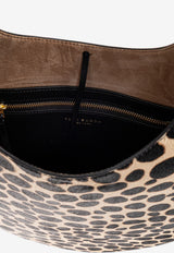 Tory Burch Pierced Calf Hair Shoulder Bag Beige 171561 0-960