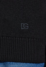 Dolce & Gabbana Wool High-Neck Sweater Black FXW13Z JCVXN-N0000