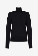 Dolce & Gabbana Wool High-Neck Sweater Black FXW13Z JCVXN-N0000
