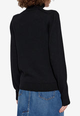 Dolce & Gabbana Wool High-Neck Sweater Black FXW13Z JCVXN-N0000