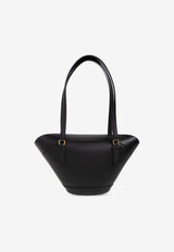 Dolce & Gabbana Capri Crow's Nest Calf Leather Tote Bag Black BB7815 AK274-80999