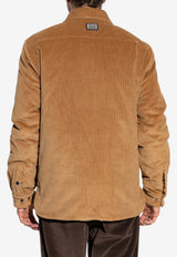 Dolce & Gabbana Corduroy Buttoned Jacket Brown G9BRET FUVIP-M2366