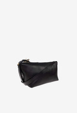 Moschino Leather Shoulder Bag Black MD4701PP0N FF0-000