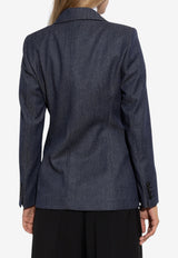 Max Mara Locarno Tailored Blazer Blue LOCARNO 2521046062-048