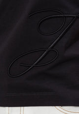 Jacquemus J Crewneck T-shirt Black TSW00549 AJ00068-390