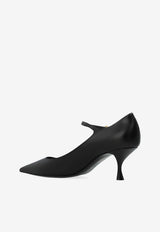 Dolce & Gabbana 60 Pointed-Toe Leather Pumps Black CD1964 A5738-80999