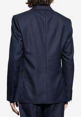 Dolce & Gabbana Taormina Single-Breasted Wool Jacket Navy G2NW0T FU25E-B0665