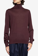 Dolce & Gabbana Cashmere Turtleneck Sweater Purple GXW05T JBW05-R2723