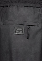Dolce & Gabbana Structured Wool Canvas Pants Black GP14UT FURK8-N0000