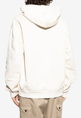 Dolce & Gabbana Logo Print Hooded Sweatshirt Cream G9ZU0Z G7PGA-A4567