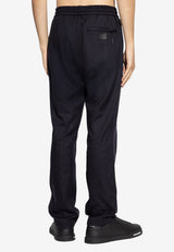 Dolce & Gabbana Chevron Straight-Leg Pants Black GP147T FCTAB-S8031