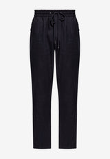 Dolce & Gabbana Chevron Straight-Leg Pants Black GP147T FCTAB-S8031