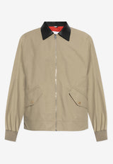 Givenchy Collared Utility Jacket Green BM01D X163R-250