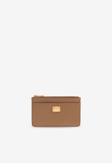 Dolce & Gabbana Boulanger Calfskin Cardholder Brown BI1261 A9S25-8Z093