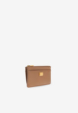 Dolce & Gabbana Boulanger Calfskin Cardholder Brown BI1261 A9S25-8Z093