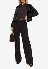 Dolce & Gabbana Wool Straight-Leg Pants Brown FTC6ZT FU2OW-M0682