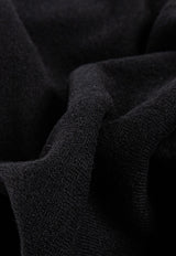 Dolce & Gabbana Cashmere Knit Scarf Black FXR17T JDVC2-N0000