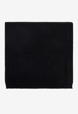 Dolce & Gabbana Cashmere Knit Scarf Black FXR17T JDVC2-N0000