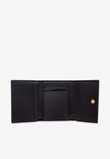 Dolce & Gabbana Logo Plaque Leather Wallet Black BI0770 A9S25-80999