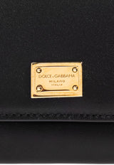 Dolce & Gabbana Logo Plaque Leather Wallet Black BI0770 A9S25-80999