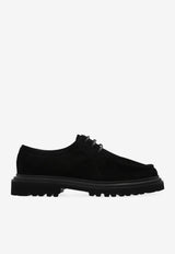 Dolce & Gabbana Day Classic Suede Derby Shoes Black A10886 AT441-80999