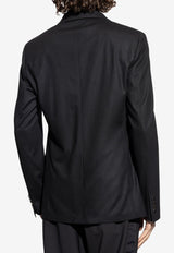 Dolce & Gabbana Single-Breasted Wool Blazer Black G2TK2T HU7VA-N0000