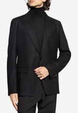 Dolce & Gabbana Single-Breasted Wool Blazer Black G2TK2T HU7VA-N0000