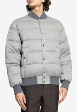 Dolce & Gabbana Reversible Padded Down Jacket Gray G9BSOT FU5YA-S8290