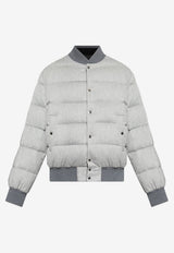 Dolce & Gabbana Reversible Padded Down Jacket Gray G9BSOT FU5YA-S8290