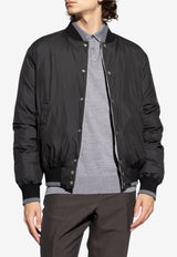 Dolce & Gabbana Reversible Padded Down Jacket Gray G9BSOT FU5YA-S8290