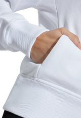 Dolce & Gabbana Logo Embroidered Hooded Sweatshirt White F9S48Z GDDBA-W0800