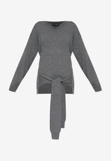 Dolce & Gabbana Cashmere Ribbed Sweater Gray FXY21Z JBW0Q-N5822