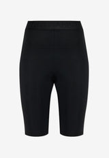 Dolce & Gabbana Elasticated Biker Shorts Black FTDAJT FUGRC-N0000