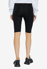 Dolce & Gabbana Elasticated Biker Shorts Black FTDAJT FUGRC-N0000